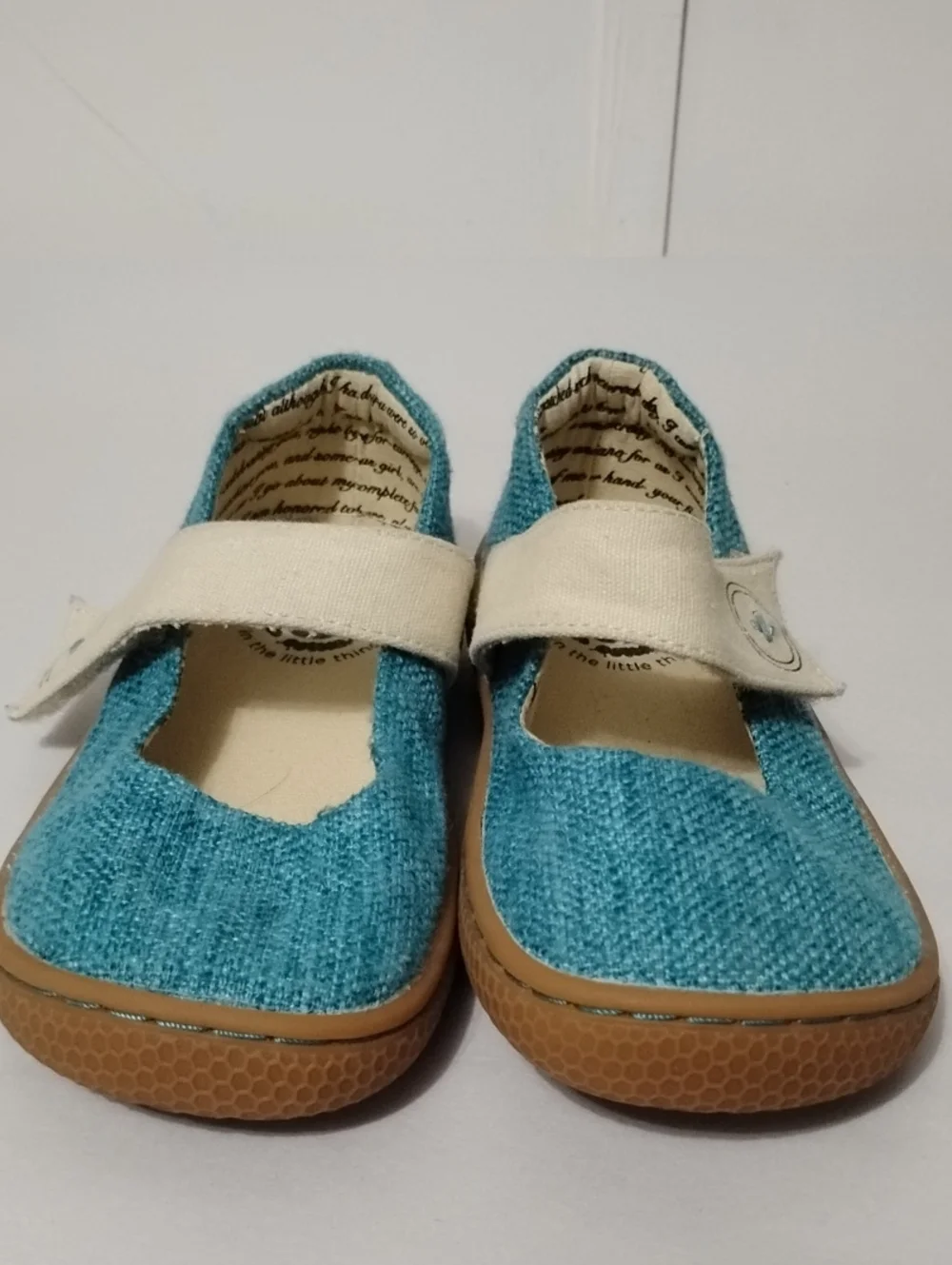 Livie&Luca Kids 10 Carta 11 Mary Jane Shoes in Turquoise with Cream Strap